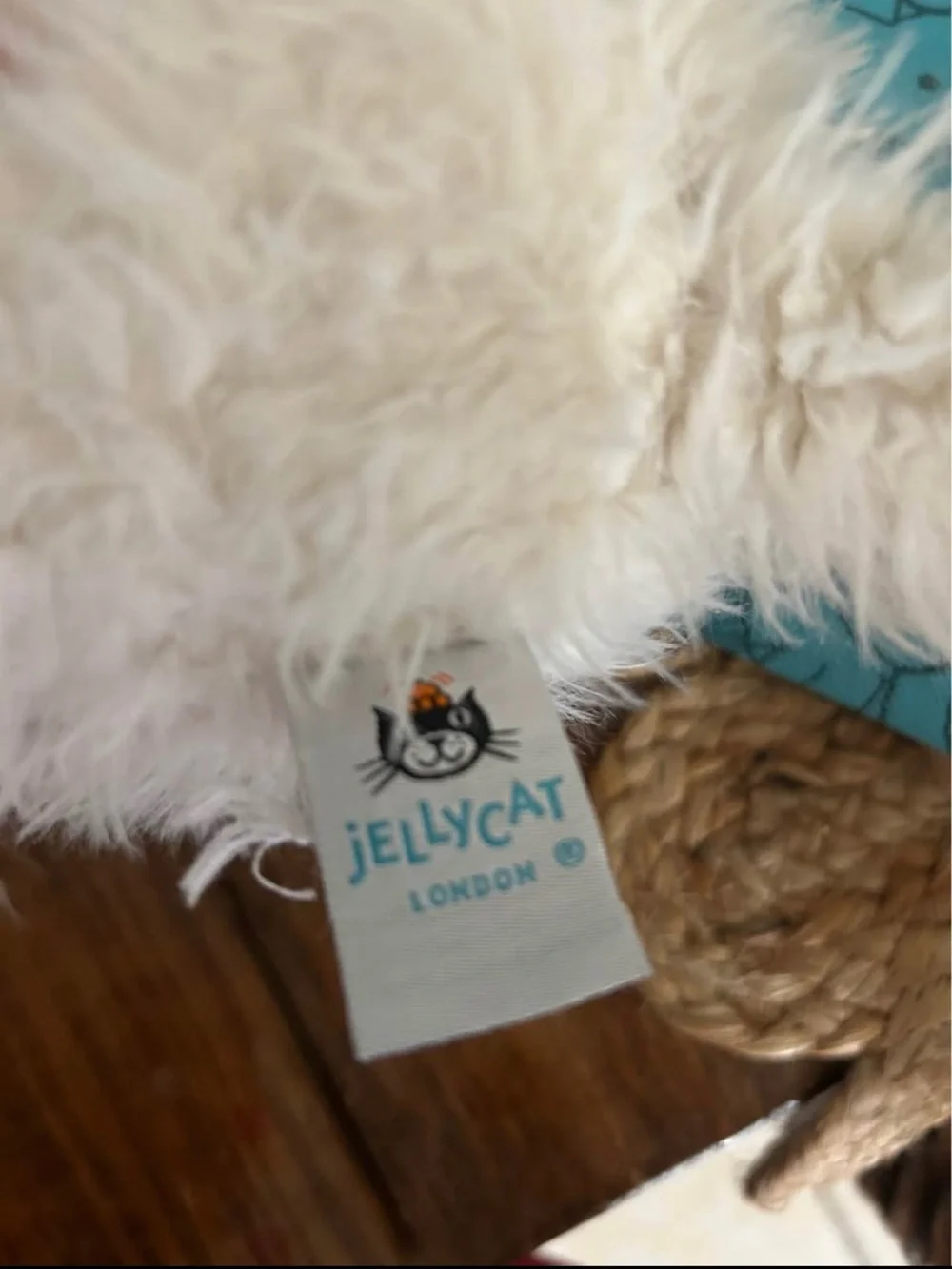 Jellycat plush cream